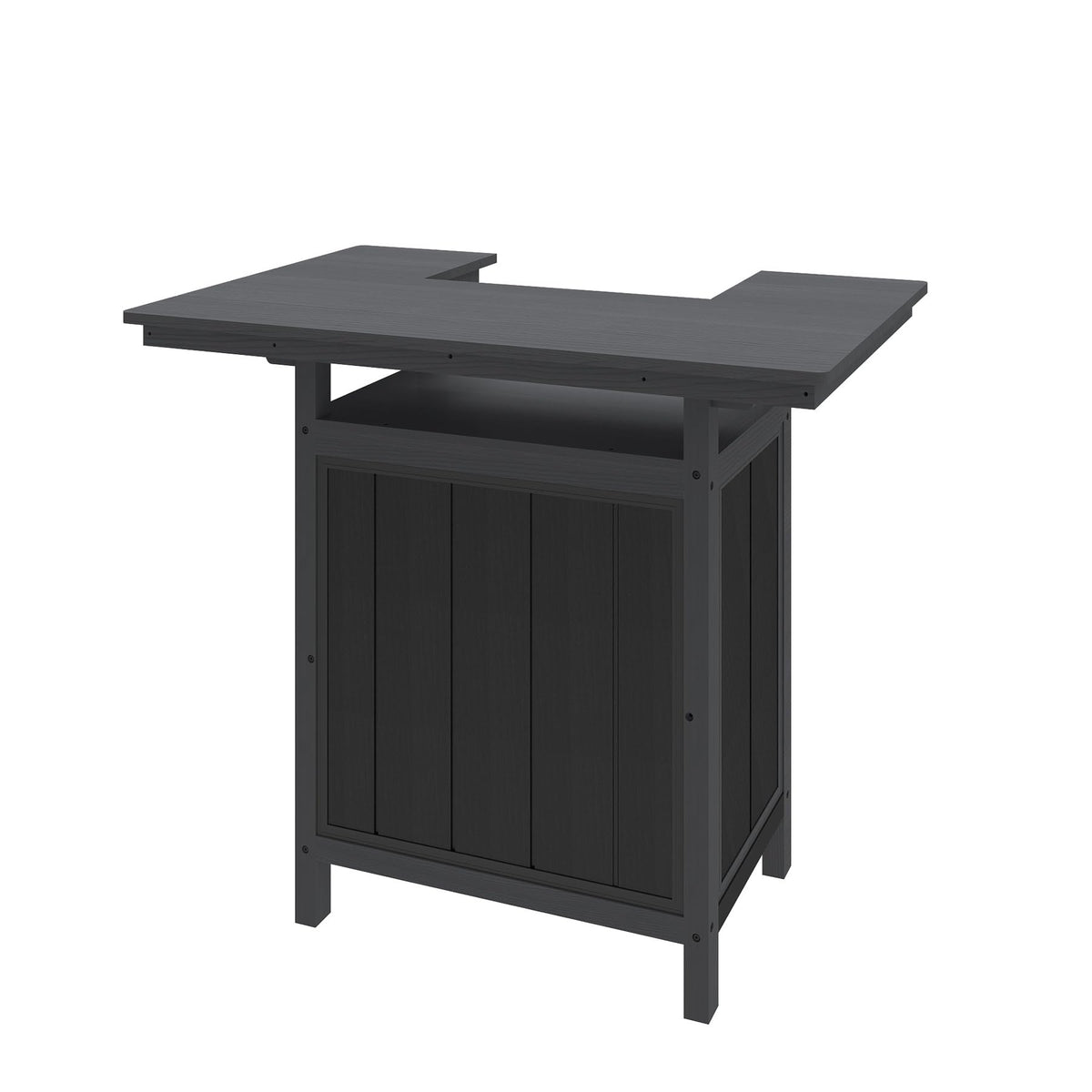 Outdoor Serving Bar — HDPE & Aluminum