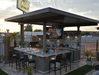 KoKoMo Bermuda Outdoor Kitchen & Bar with TV and Fire Feature