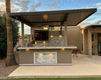 KoKoMo Bermuda Outdoor Kitchen & Bar with TV and Fire Feature