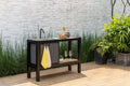Panama Dark Outdoor Kitchen Prep Station