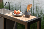 Panama Dark Outdoor Kitchen Prep Station