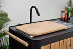 Portals Dark Outdoor Kitchen