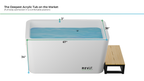 RevX Acrylic Cold Plunge with LUX Chiller