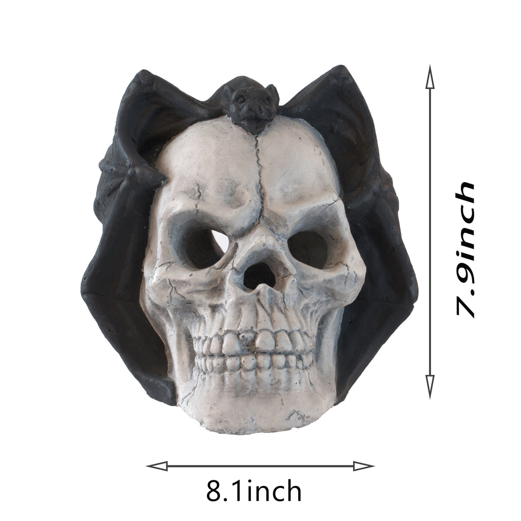 Hand-Welded Fire Pit Skull That Channels Halloween Flame